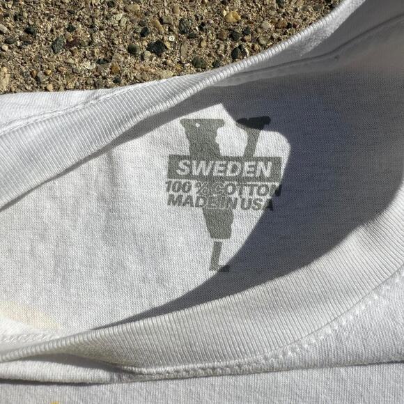 VLONE 'STOCKHOLM' White AWGE X ASAP Rocky Graphic T Shirt - Picture 5 of 5